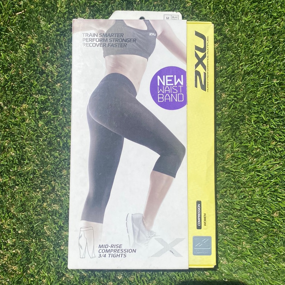 2XU Mid-Rise Compression 3/4 Tights